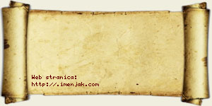 Janko Rebrača vizit kartica